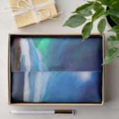 Illustration zur Wasserfarbe der Northern Lights Seidenpapier (Geschenk)