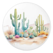 Illustration zur Wasserfarben-Wüste Keramikknauf (Vorderseite)