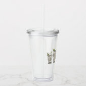 Illustration zur Wasserfarbenprägung Acryltrinkbecher (Rechts)