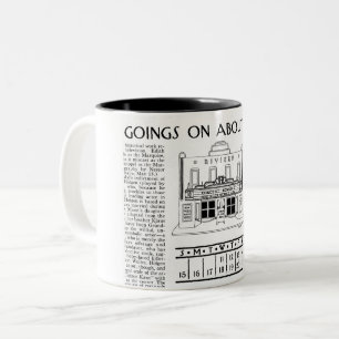 Illustration Zweifarbige Tasse