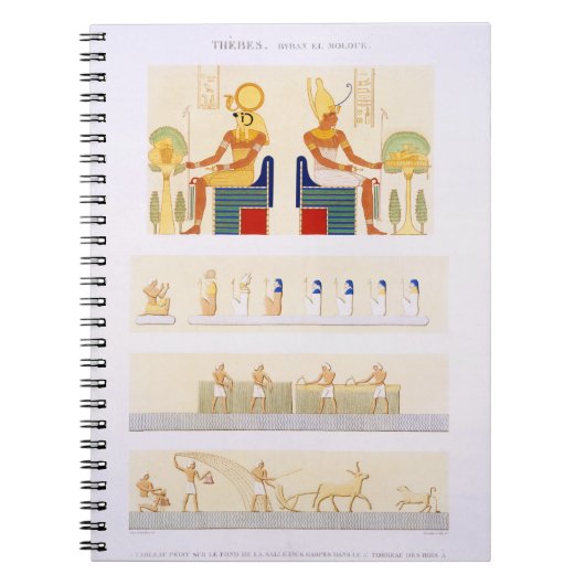 Illustrationen der gemalten Bretter und der Notizblock (Vorderseite)