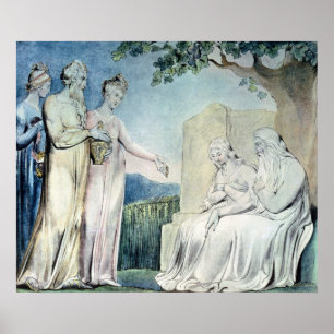 Illustrationen des Buches des Jobs Poster