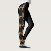 Illustrationen des Schwarzen und Türkischen Schäfe Leggings (Rechts)