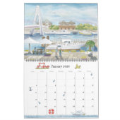 Illustrationen des Taiwan-Kalenders Kalender (Jan 2026)