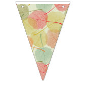 Illustrationen digitales Papier fallen Herbstholz Wimpelkette (Erste Fahne)