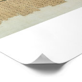 Illustrationen eines hierogischen Pampusmanuskript Poster (Ecke)