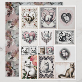 Illustrationen im Vintage-Stil von schwarzen und r