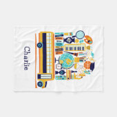 Illustrationen individuelle Name Fleece Decke (Vorderseite (Horizontal))