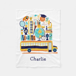 Illustrationen individuelle Name Fleece Decke