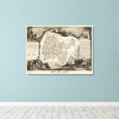 Illustrationen, Landschaften Leinwanddruck (Insitu (Holzboden))