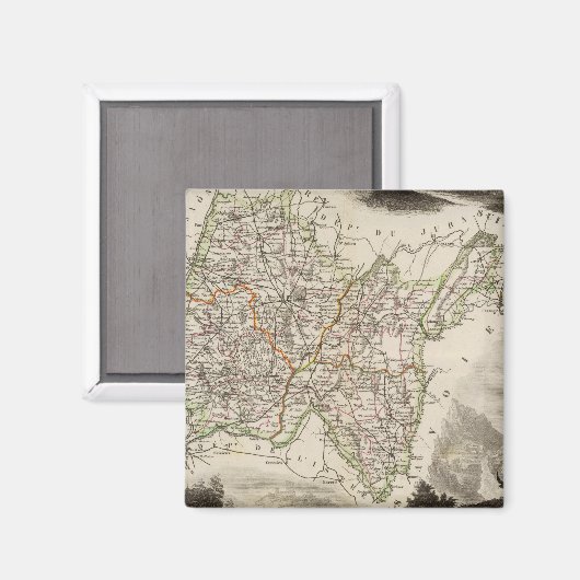 Illustrationen, Landschaften Magnet (Vorderseite/Rückseite)