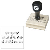 Illustrationen Tiere-Nagetiere-Cartoon-niedlich Gummistempel (Stempel)