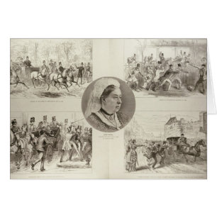 Illustrationen von Angriffen auf Königin Victoria