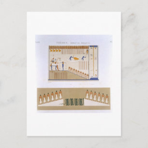 Illustrationen von Fresken aus Byban el Molouk, Th Postkarte