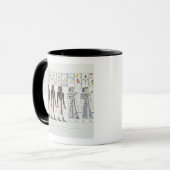 Illustrationen von Hieroglyphen von den Gräbern Tasse (Vorderseite Links)