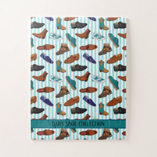 Illustrationen von Männerschuhen und Stiefeln Puzzle