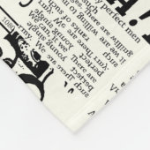 Illustrationen von Zeitungen auf der Titelseite Ku Fleecedecke (Ecke)