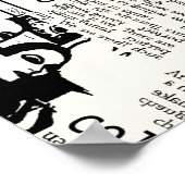 Illustrationen von Zeitungen auf der Titelseite Ku Poster (Ecke)