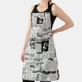 Illustrationen von Zeitungen auf der Titelseite Ku Schürze (InSitu)