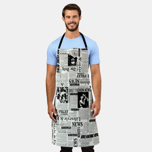 Illustrationen von Zeitungen auf der Titelseite Ku Schürze (Getragen)