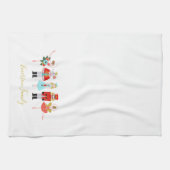 Illustrationen zu Weihnachts-Nutcracker Geschirrtuch (Horizontal)