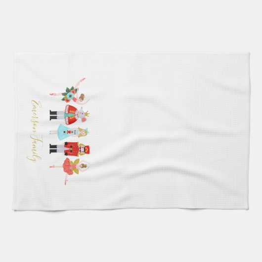 Illustrationen zu Weihnachts-Nutcracker Geschirrtuch (Horizontal)