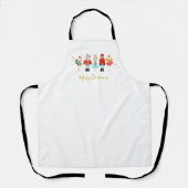 Illustrationen zu Weihnachts-Nutcracker Schürze (Vorderseite)