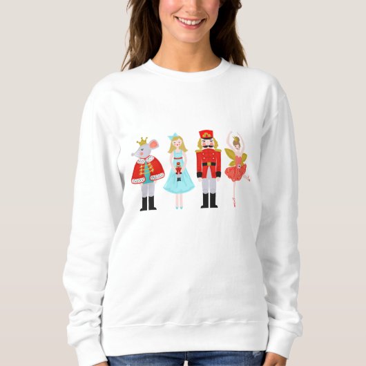 Illustrationen zu Weihnachts-Nutcracker Sweatshirt (Vorderseite)