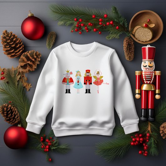 Illustrationen zu Weihnachts-Nutcracker Sweatshirt