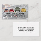 Illustrationen zur Sammlung von Kraftfahrzeugen |  Visitenkarte (Vorne/Hinten)