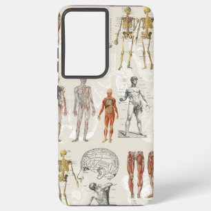 Illustrationen zur Vintagen Anatomie Samsung Galaxy Hülle