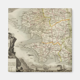 Illustrations-Atlas-Karten Magnet