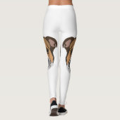 Illustrations-Englisch-Bulldogge Leggings (Rückseite)