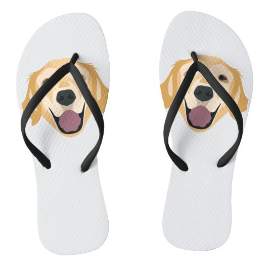 Illustrations-golden retriever badesandalen (Fußbett)