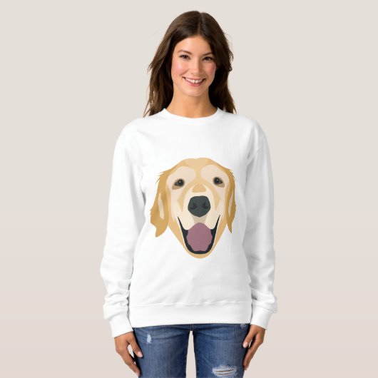 Illustrations-golden retriever sweatshirt (Vorne ganz)