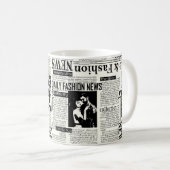Illustrations of newspapers front page art work wa kaffeetasse (VorderseiteRechts)