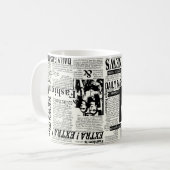 Illustrations of newspapers front page art work wa kaffeetasse (Vorderseite Links)