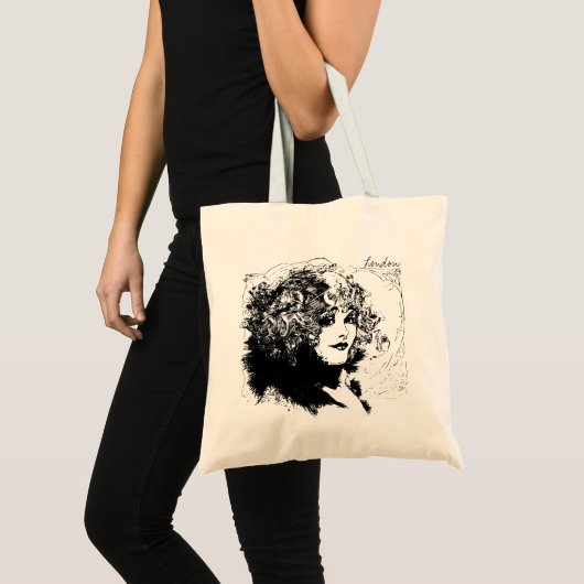 Illustrations-Taschentasche romantischer Tragetasche (Vorderseite (Produkt))