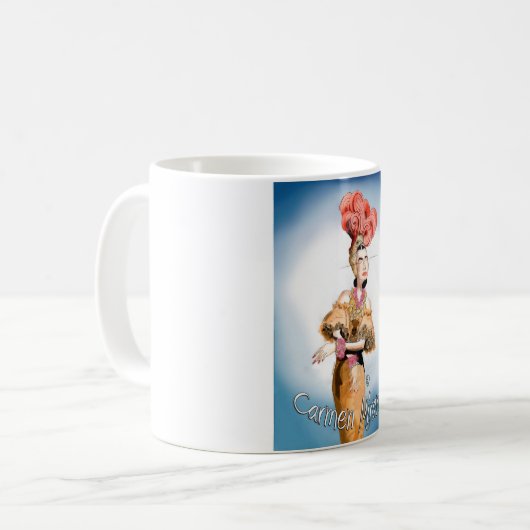 Illustrations-Tasse Carman Miranda Kaffeetasse (Vorderseite Links)