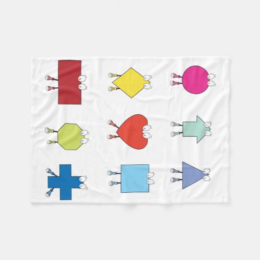 Illustrationsdesign für niedliche Gestaltzeichen Fleecedecke (Vorderseite (Horizontal))