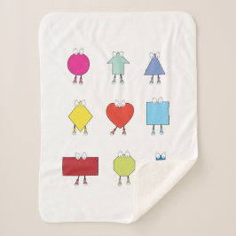 Illustrationsdesign für niedliche Gestaltzeichen Sherpadecke