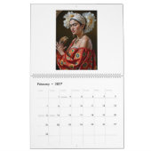 Illustrationskalender Kalender (Feb 2027)