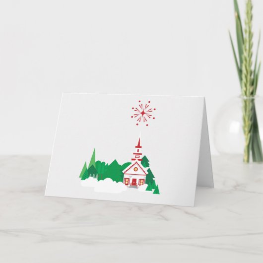 Illustrationskarte Holiday Motif Feiertagskarte (Vorderseite)