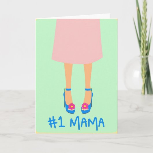 Illustrationskarte Nr. 1 Mama Karte (Vorderseite)