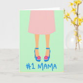 Illustrationskarte Nr. 1 Mama Karte (Gelbe Blume)