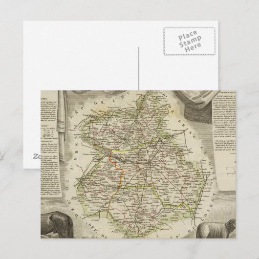 Illustrationskarten Postkarte (Vorne/Hinten)