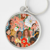 Illustrationsmagazin zum Internationalen Frauentag Schlüsselanhänger (Vorne)