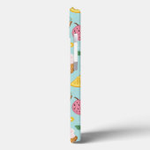 Illustrationsmuster für ansprechbare Lebensmittel Case-Mate iPhone Hülle (Rückseite / Links)
