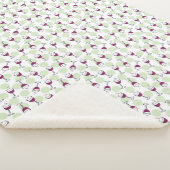 Illustrationsmuster für Wimsikal Rotes Weinglas Sherpadecke (3/4)