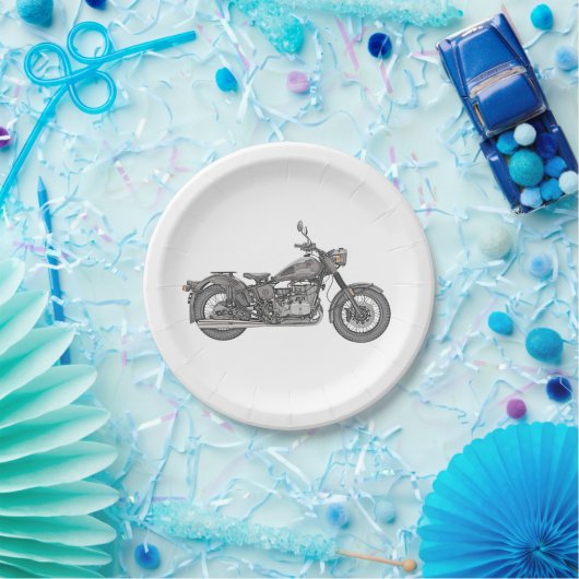 Illustrationspapier Party-Teller für städtische Mo Pappteller (Party)